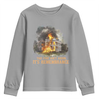 Juneteenth Ancestral Justice Youth Sweatshirt This Fire Aint Arson It is Remembrance Black History - Wonder Print Shop