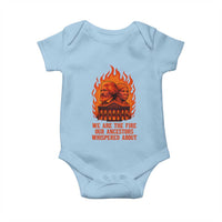 Harriet Tubman and Frederick Douglass Baby Onesie We Are the Fire Our Ancestors Whispered About Juneteenth 1865 - Wonder Print Shop