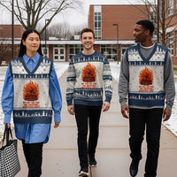 Harriet Tubman and Frederick Douglass V-Neck Knit Sweater Vest We Are the Fire Our Ancestors Whispered About Juneteenth 1865 - Wonder Print Shop