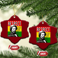 Respect Frederick Douglass Ceramic Ornament It Is Easier To Build Strong Children Empowerment - Wonder Print Shop