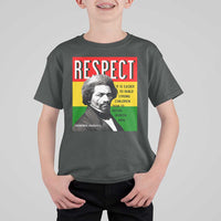 Respect Frederick Douglass T Shirt For Kid It Is Easier To Build Strong Children Empowerment - Wonder Print Shop