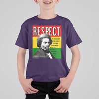 Respect Frederick Douglass T Shirt For Kid It Is Easier To Build Strong Children Empowerment - Wonder Print Shop