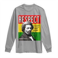 Respect Frederick Douglass Long Sleeve Shirt It Is Easier To Build Strong Children Empowerment - Wonder Print Shop