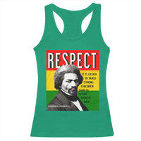 Respect Frederick Douglass Racerback Tank Top It Is Easier To Build Strong Children Empowerment - Wonder Print Shop
