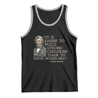 Vintage Frederick Douglass Tank Top It Is Easier To Build Strong Children Than To Repair Broken Men - Wonder Print Shop
