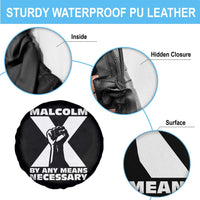 Malcolm X Power Fist Spare Tire Cover Civil Rights Leader Pride Bold Statement - Wonder Print Shop