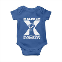Malcolm X Power Fist Baby Onesie Civil Rights Leader Pride Bold Statement - Wonder Print Shop