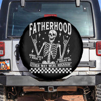 Rockin' Fatherhood Skeleton Spare Tire Cover Funny Dad Life Quote Gift for Father’s Day - Wonder Print Shop