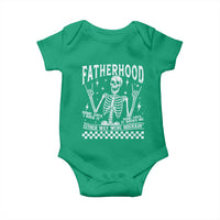 Rockin' Fatherhood Skeleton Baby Onesie Funny Dad Life Quote Gift for Father’s Day - Wonder Print Shop
