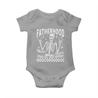 Rockin' Fatherhood Skeleton Baby Onesie Funny Dad Life Quote Gift for Father’s Day - Wonder Print Shop