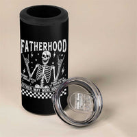 Rockin' Fatherhood Skeleton 4 in 1 Can Cooler Tumbler Funny Dad Life Quote Gift for Father’s Day - Wonder Print Shop