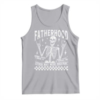 Rockin' Fatherhood Skeleton Tank Top Funny Dad Life Quote Gift for Father’s Day - Wonder Print Shop