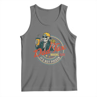 Funny Dad Tax Skeleton Tank Top Making Sure It’s Not Poison Retro Food Humor Fathers Day Gift - Wonder Print Shop
