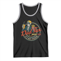 Funny Dad Tax Skeleton Tank Top Making Sure It’s Not Poison Retro Food Humor Fathers Day Gift - Wonder Print Shop