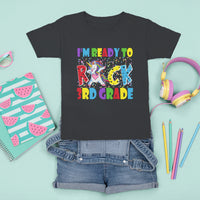 3rd Grade T Shirt For Kid I'm Ready To Rock Third Grade Student Back To School Unicorn - Wonder Print Shop