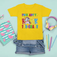 3rd Grade T Shirt For Kid I'm Ready To Rock Third Grade Student Back To School Unicorn - Wonder Print Shop