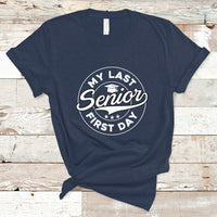 Senior 2024 T Shirt My Last First Day Of School Senior Class Of 2024 High School Graduate - Wonder Print Shop