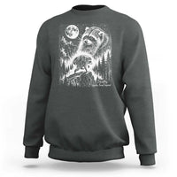 Jimothy Three Raccoon Moon Parody Wildlife Graphic Sweatshirt Vintage Seattle Feral Legend Trash Panda Meme