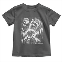 Jimothy Three Raccoon Moon Parody Wildlife Graphic Toddler T Shirt Vintage Seattle Feral Legend Trash Panda Meme