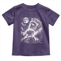 Jimothy Three Raccoon Moon Parody Wildlife Graphic Toddler T Shirt Vintage Seattle Feral Legend Trash Panda Meme