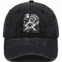 Jimothy Three Raccoon Moon Parody Wildlife Graphic Washed Cotton Baseball Cap Vintage Seattle Feral Legend Trash Panda Meme
