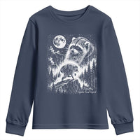 Jimothy Three Raccoon Moon Parody Wildlife Graphic Youth Sweatshirt Vintage Seattle Feral Legend Trash Panda Meme