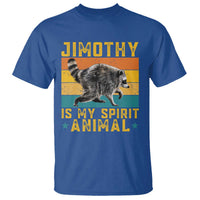 Jimothy Is My Spirit Animal Seattle Raccoon Lover T Shirt Retro Sunset Viral Ballard Trash Panda Graphic
