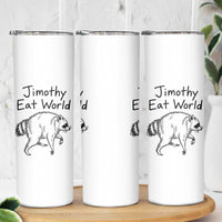 Jimothy Eat World Funny Music Parody Skinny Tumbler Viral Seattle Raccoon Trash Panda Meme