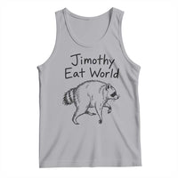 Jimothy Eat World Funny Music Parody Tank Top Viral Seattle Raccoon Trash Panda Meme