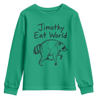 Jimothy Eat World Funny Music Parody Youth Sweatshirt Viral Seattle Raccoon Trash Panda Meme