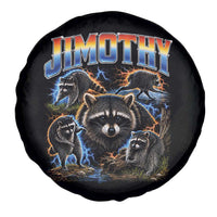 Jimothy the Raccoon Vintage 90s Bootleg Lightning Graphic Spare Tire Cover Viral Seattle Trash Panda
