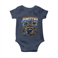 Jimothy the Raccoon Vintage 90s Bootleg Lightning Graphic Baby Onesie Viral Seattle Trash Panda