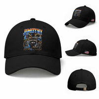 Jimothy the Raccoon Vintage 90s Bootleg Lightning Graphic Baseball Cap Viral Seattle Trash Panda