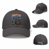 Jimothy the Raccoon Vintage 90s Bootleg Lightning Graphic Baseball Cap Viral Seattle Trash Panda
