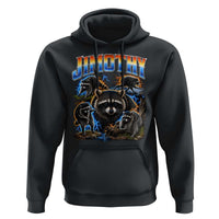 Jimothy the Raccoon Vintage 90s Bootleg Lightning Graphic Hoodie Viral Seattle Trash Panda