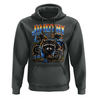Jimothy the Raccoon Vintage 90s Bootleg Lightning Graphic Hoodie Viral Seattle Trash Panda