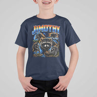 Jimothy the Raccoon Vintage 90s Bootleg Lightning Graphic T Shirt For Kid Viral Seattle Trash Panda