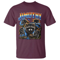 Jimothy the Raccoon Vintage 90s Bootleg Lightning Graphic T Shirt Viral Seattle Trash Panda