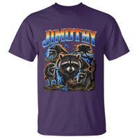 Jimothy the Raccoon Vintage 90s Bootleg Lightning Graphic T Shirt Viral Seattle Trash Panda