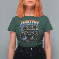 Jimothy the Raccoon Vintage 90s Bootleg Lightning Graphic T Shirt For Women Viral Seattle Trash Panda