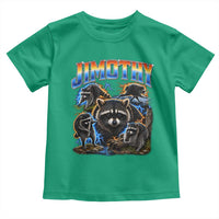 Jimothy the Raccoon Vintage 90s Bootleg Lightning Graphic Toddler T Shirt Viral Seattle Trash Panda