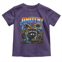 Jimothy the Raccoon Vintage 90s Bootleg Lightning Graphic Toddler T Shirt Viral Seattle Trash Panda
