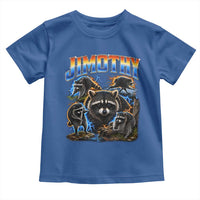 Jimothy the Raccoon Vintage 90s Bootleg Lightning Graphic Toddler T Shirt Viral Seattle Trash Panda