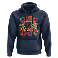 In A World Full Of Ordinary Be A Jimothy Psychedelic Style Hoodie Retro Groovy Seattle Raccoon Legend Graphic