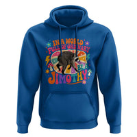 In A World Full Of Ordinary Be A Jimothy Psychedelic Style Hoodie Retro Groovy Seattle Raccoon Legend Graphic