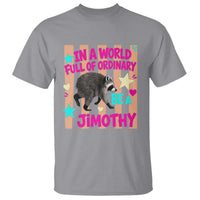 In A World Full Of Ordinary Be A Jimothy Preppy Style T Shirt Cute Y2K Pop Seattle Raccoon Legend Graphic