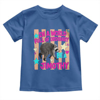 In A World Full Of Ordinary Be A Jimothy Preppy Style Toddler T Shirt Cute Y2K Pop Seattle Raccoon Legend Graphic