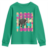In A World Full Of Ordinary Be A Jimothy Preppy Style Youth Sweatshirt Cute Y2K Pop Seattle Raccoon Legend Graphic