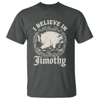 I Believe In Jimothy the Seattle Raccoon T Shirt Flaming Circle Vintage Feral Legend Trash Panda Supporter