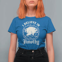 I Believe In Jimothy the Seattle Raccoon T Shirt For Women Flaming Circle Vintage Feral Legend Trash Panda Supporter
